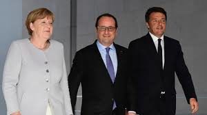 I tre leaders di Germania, Francia e Italia al vertice di Ventotene